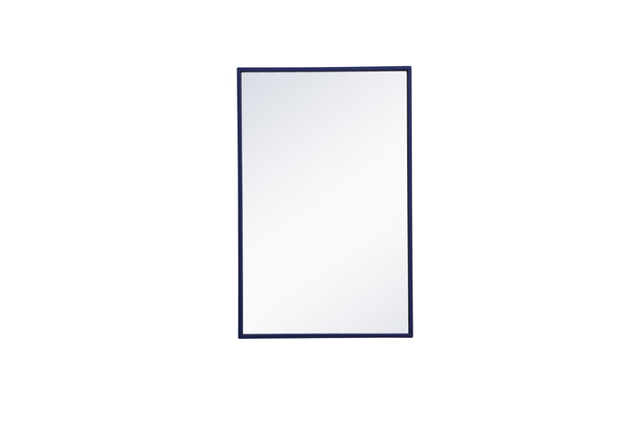 Elegant Lighting MR41828BL Modern Monet Mirror Blue