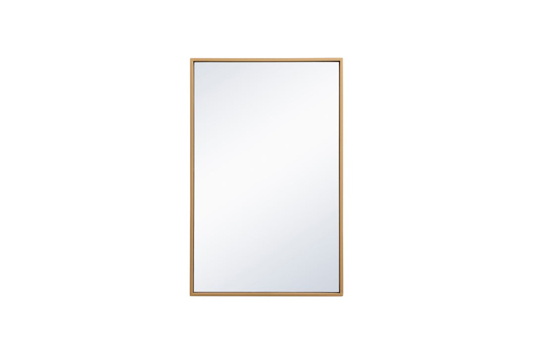 Elegant Lighting MR41828BR Modern Monet Mirror Brass