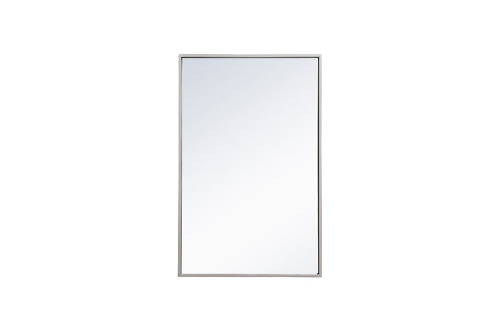 Elegant Lighting MR41828S Modern Monet Mirror Silver