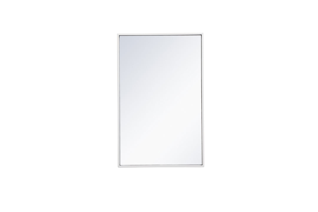 Elegant Lighting MR41828WH Modern Monet Mirror White