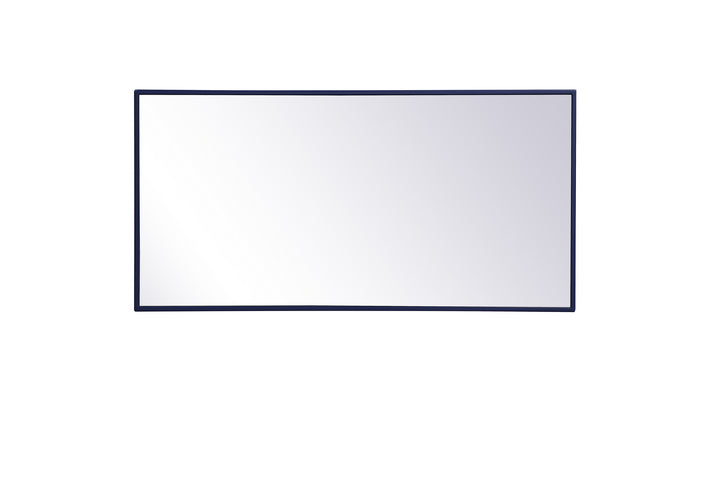 Elegant Lighting MR41836BL Modern Monet Mirror Blue