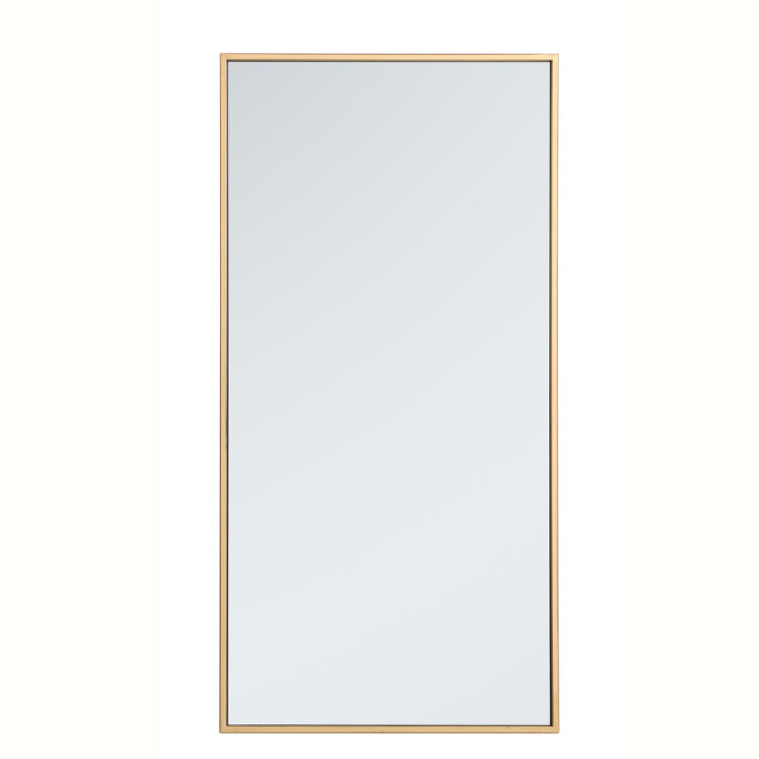 Elegant Lighting MR41836BR Modern Monet Mirror Brass