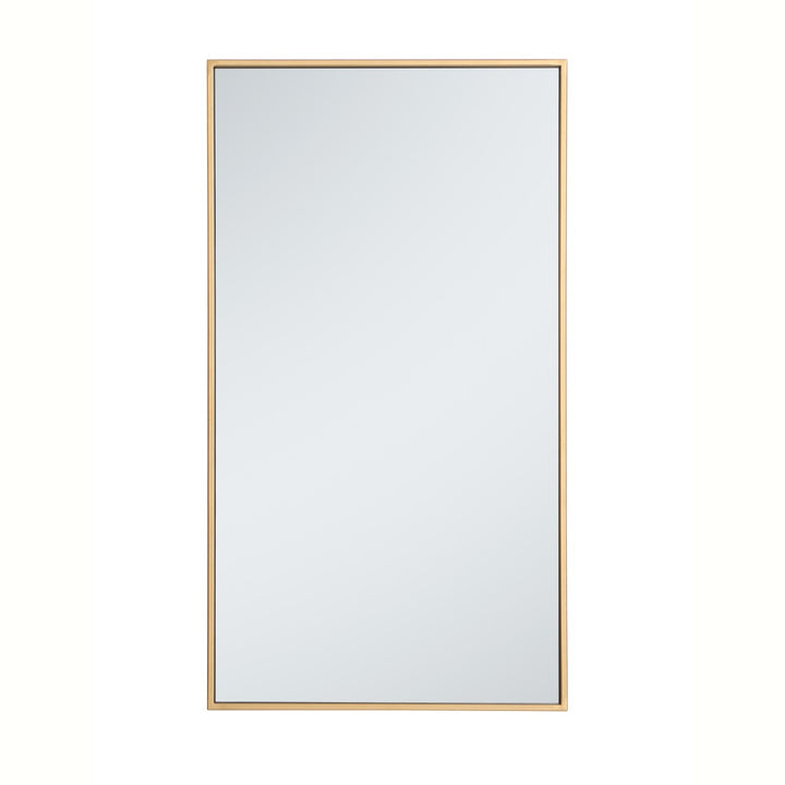 Elegant Lighting MR42036BR Modern Monet Mirror Brass