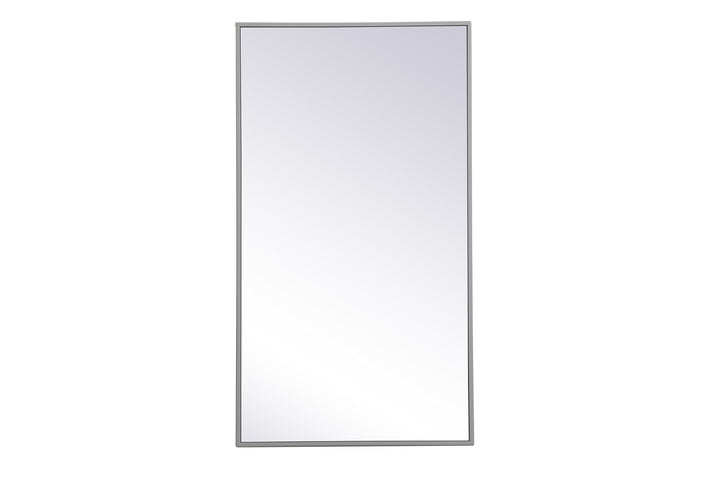 Elegant Lighting MR42036GR Modern Monet Mirror Grey