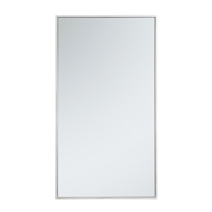 Elegant Lighting MR42036S Modern Monet Mirror Silver