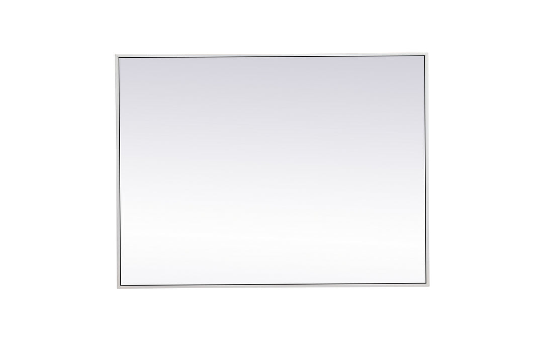 Elegant Lighting MR42736WH  Monet Mirror White