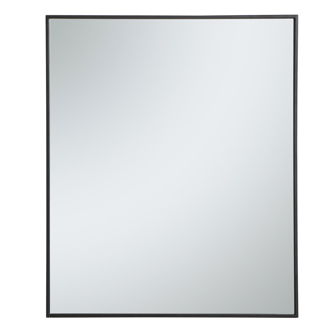 Elegant Lighting MR43036BK  Monet Mirror Black