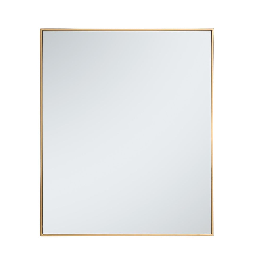 Elegant Lighting MR43036BR  Monet Mirror Brass