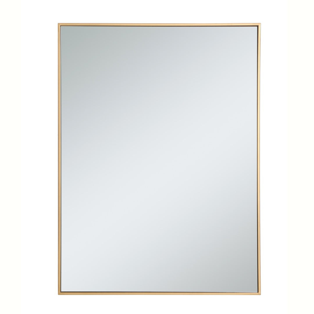 Elegant Lighting MR43040BR  Monet Mirror Brass