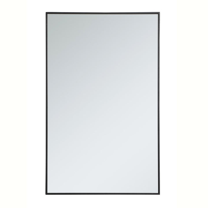 Elegant Lighting MR43048BK  Monet Mirror Black