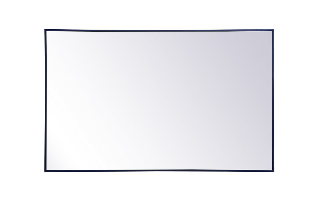 Elegant Lighting MR43048BL  Monet Mirror Blue