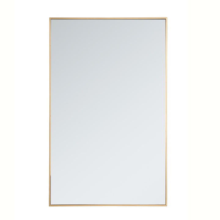 Elegant Lighting MR43048BR  Monet Mirror Brass