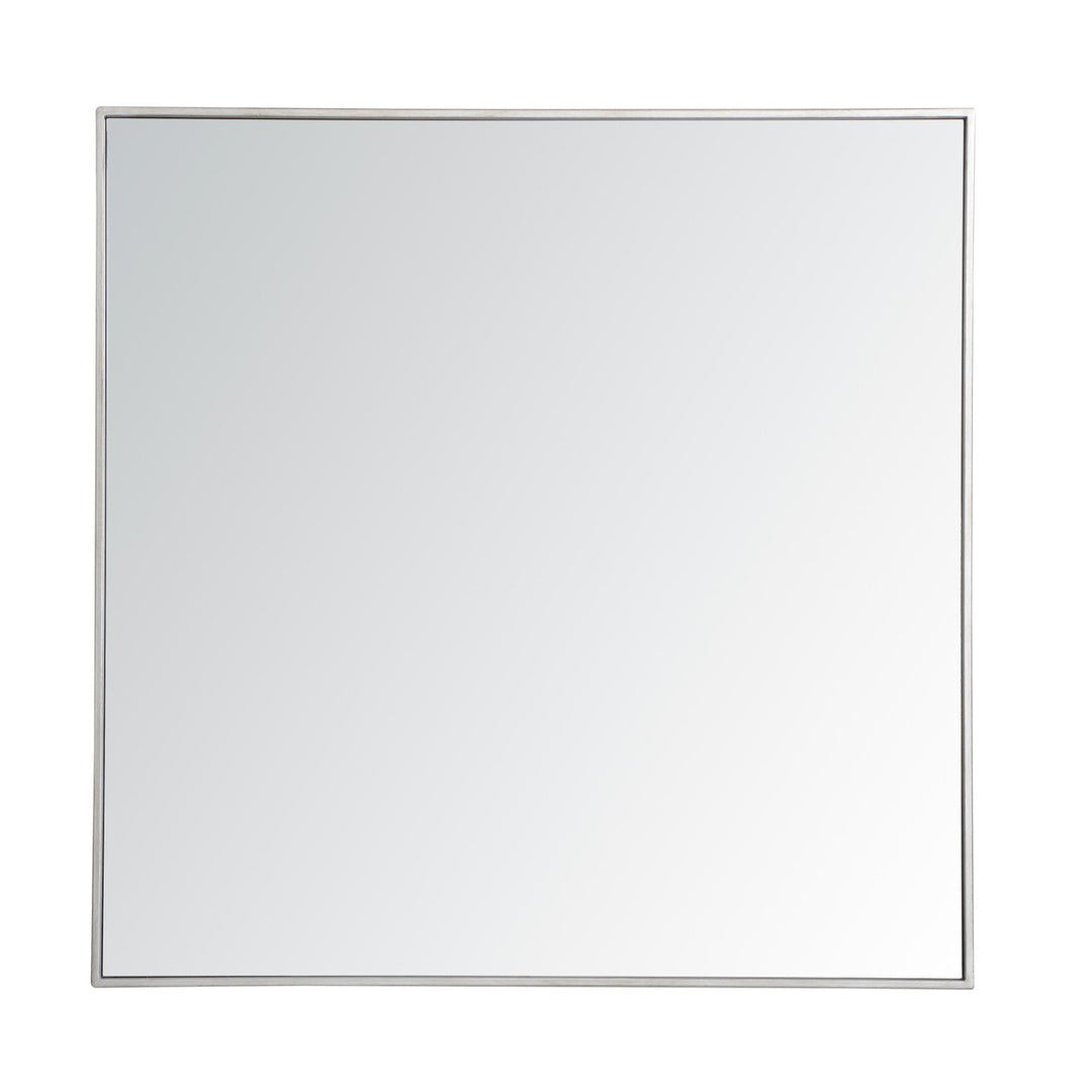 Elegant Lighting MR43636S  Monet Mirror Silver