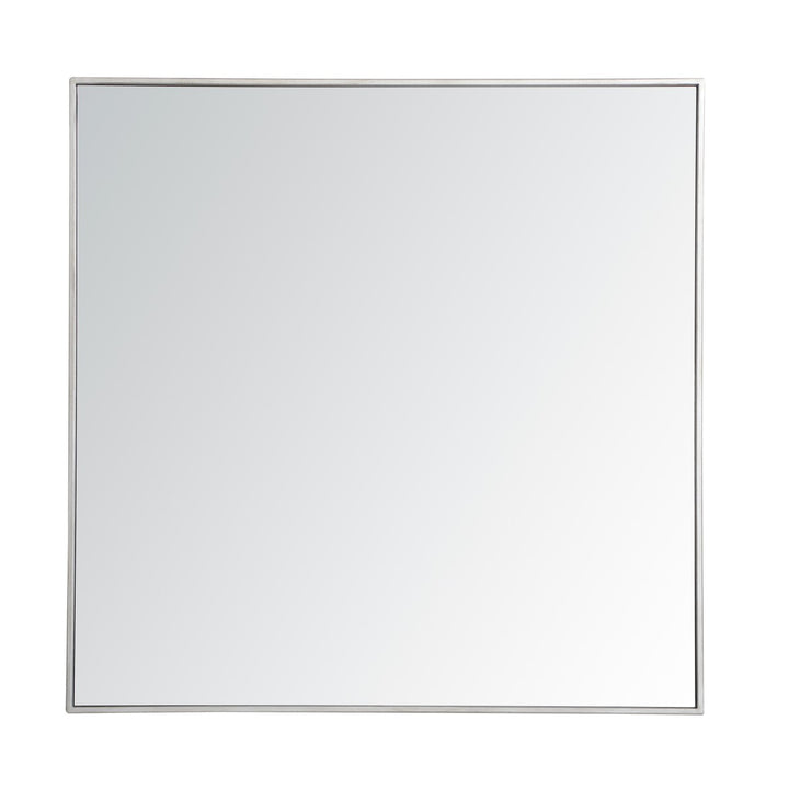 Elegant Lighting MR43636S  Monet Mirror Silver