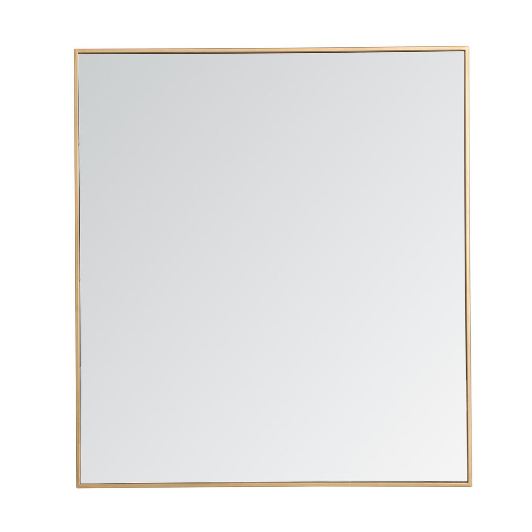 Elegant Lighting MR43640BR  Monet Mirror Brass