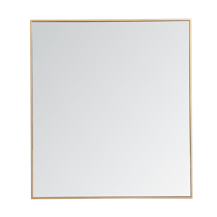 Elegant Lighting MR43640BR  Monet Mirror Brass