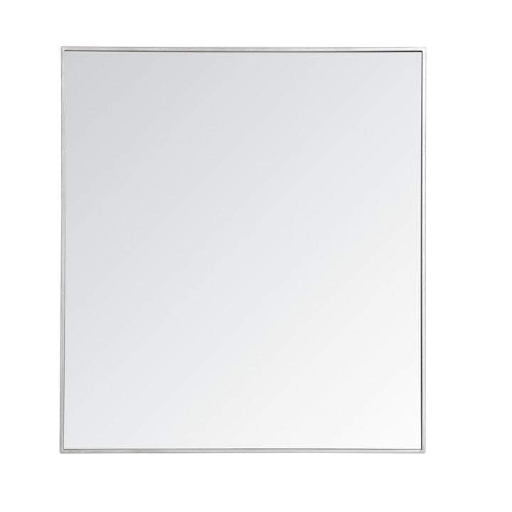 Elegant Lighting MR43640S  Monet Mirror Silver