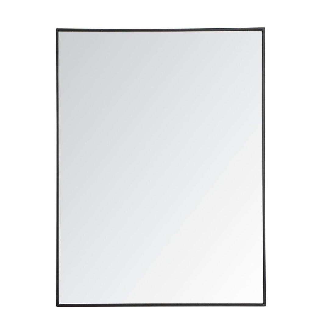 Elegant Lighting MR43648BK  Monet Mirror Black