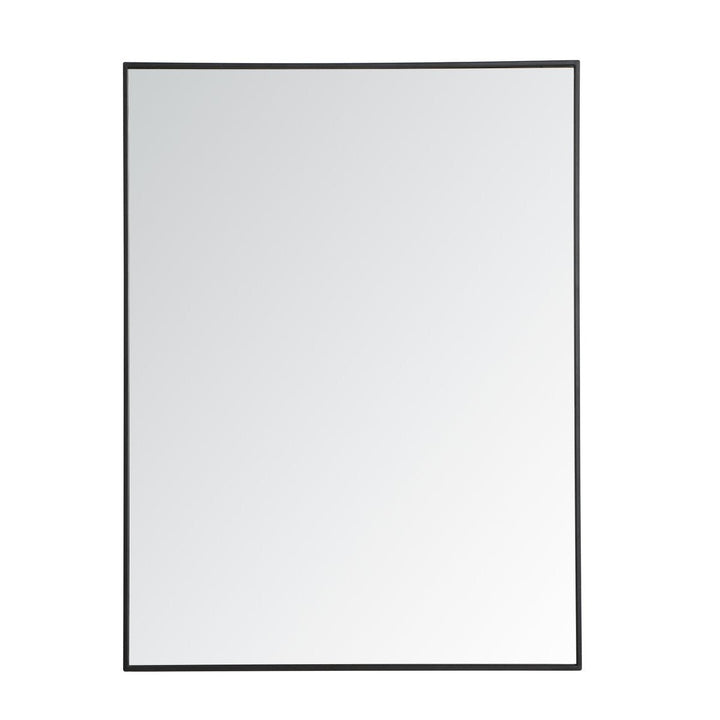 Elegant Lighting MR43648BK  Monet Mirror Black