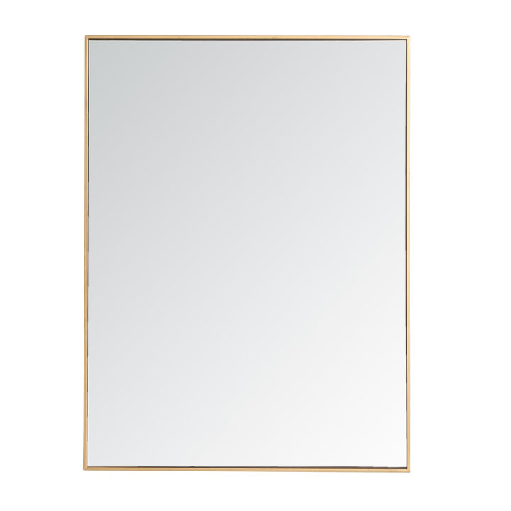 Elegant Lighting MR43648BR  Monet Mirror Brass