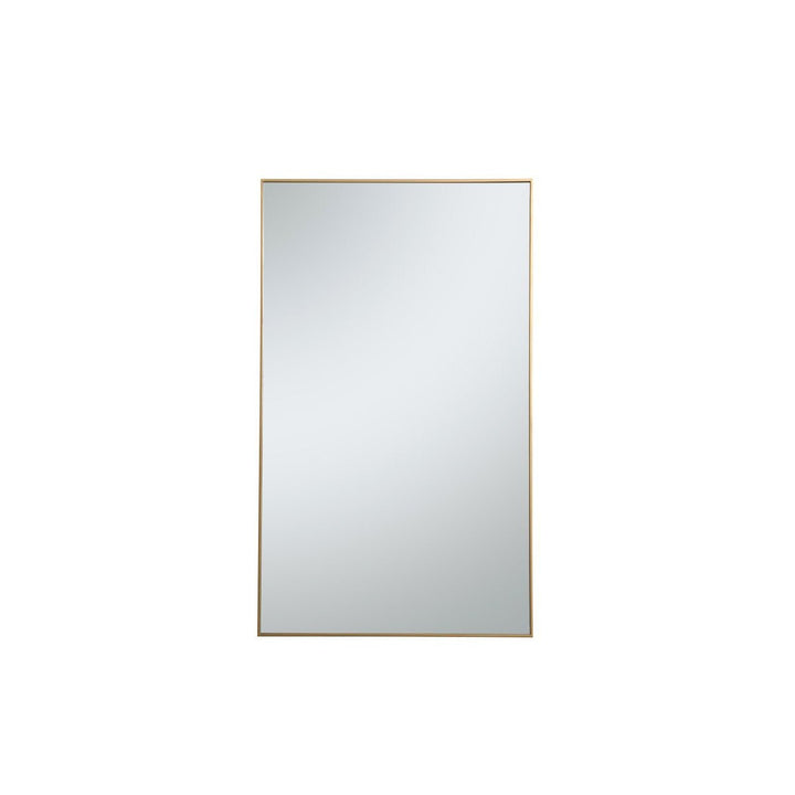 Elegant Lighting MR43660BR  Monet Mirror Brass