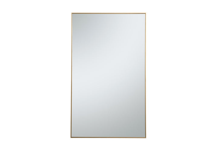 Elegant Lighting MR43672BR  Monet Mirror Brass