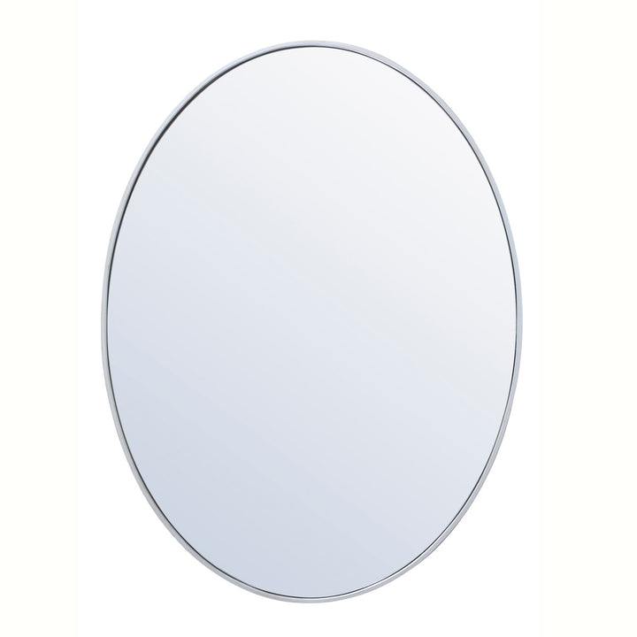 Elegant Lighting MR4630S  Decker Mirror Silver