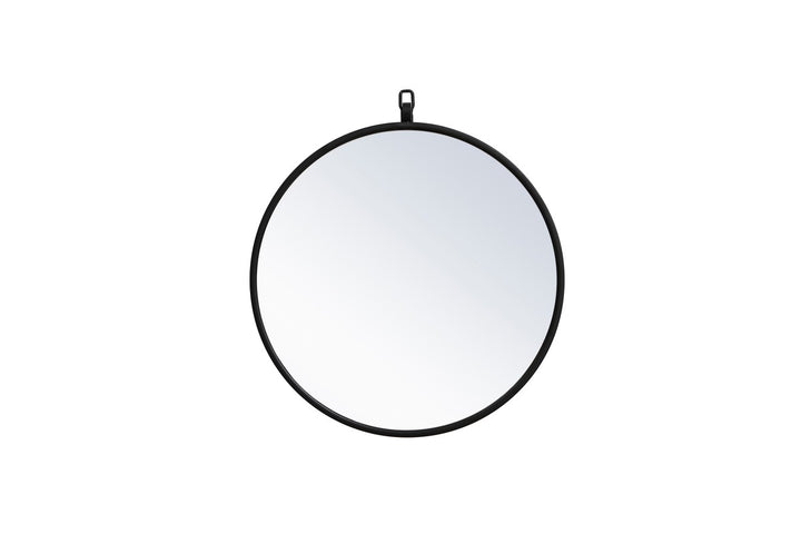 Elegant Lighting MR4718BK  Rowan Mirror Black