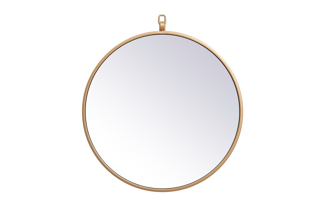 Elegant Lighting MR4718BR  Rowan Mirror Brass