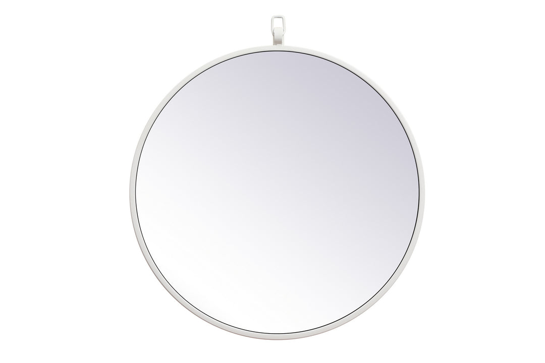 Elegant Lighting MR4718WH  Rowan Mirror White