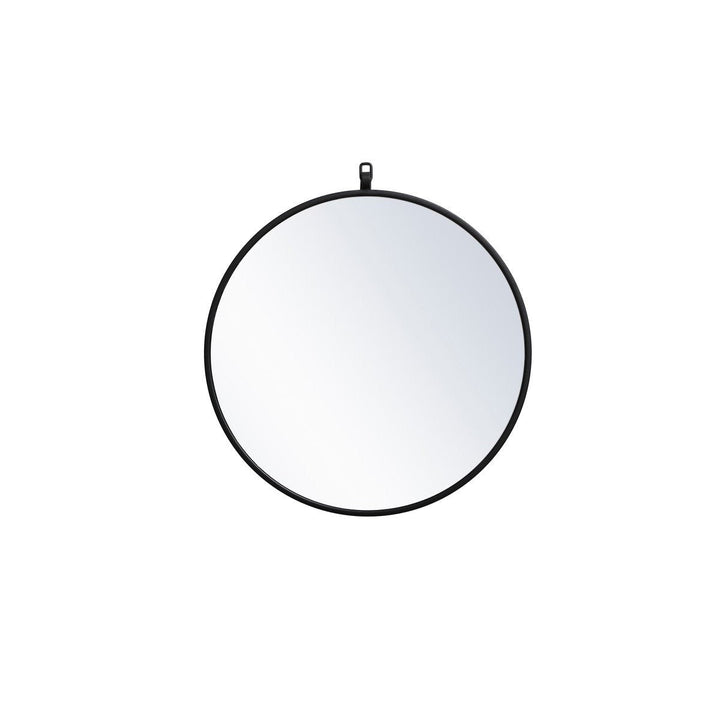 Elegant Lighting MR4721BK  Rowan Mirror Black