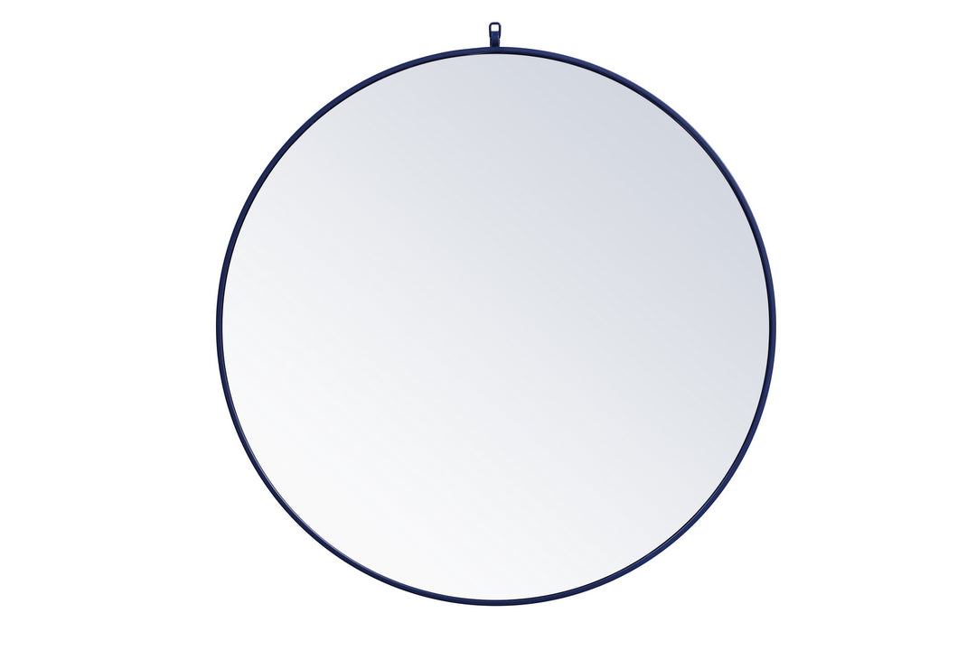 Elegant Lighting MR4739BL  Rowan Mirror Blue