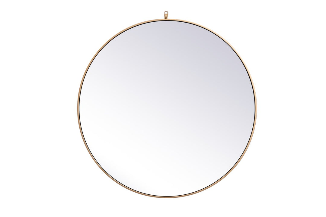 Elegant Lighting MR4739BR  Rowan Mirror Brass