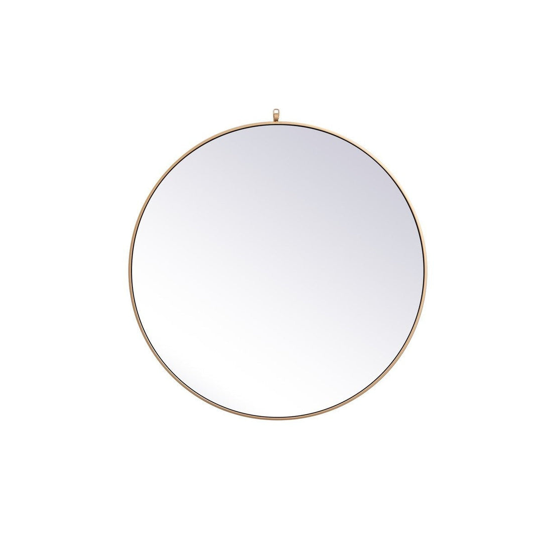 Elegant Lighting MR4739BR  Rowan Mirror Brass