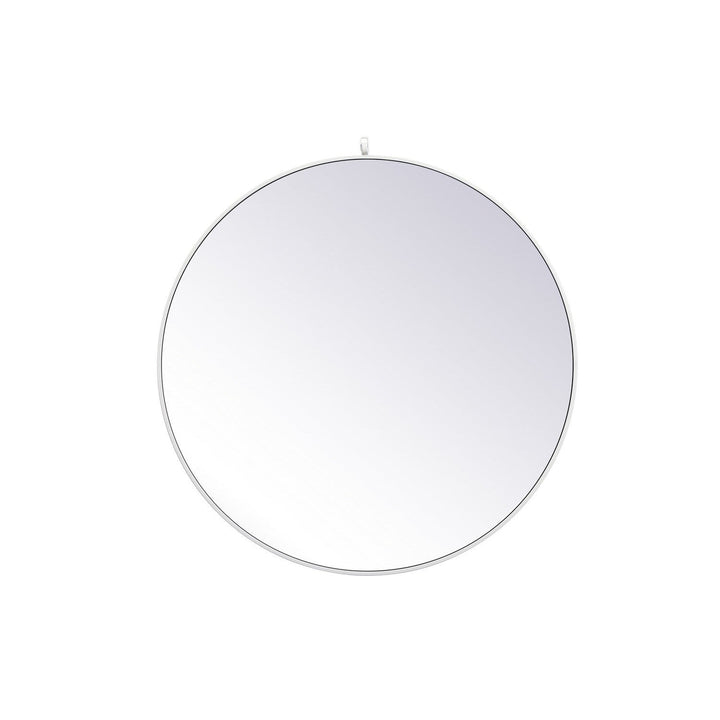 Elegant Lighting MR4739WH  Rowan Mirror White