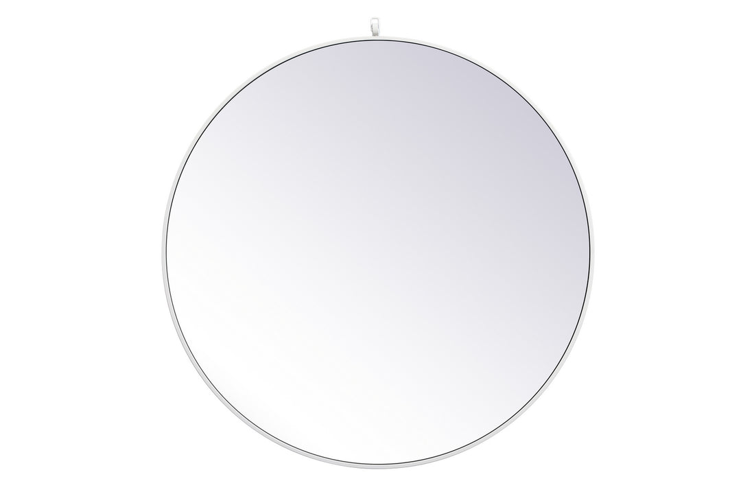 Elegant Lighting MR4739WH  Rowan Mirror White