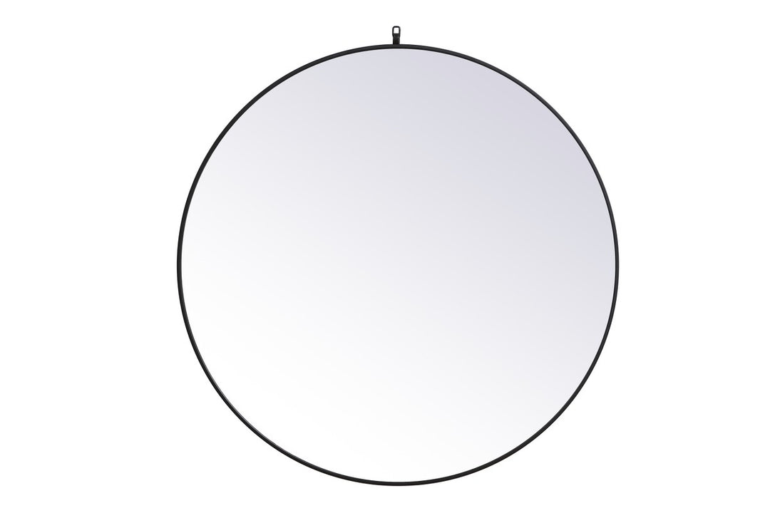 Elegant Lighting MR4745BK  Rowan Mirror Black