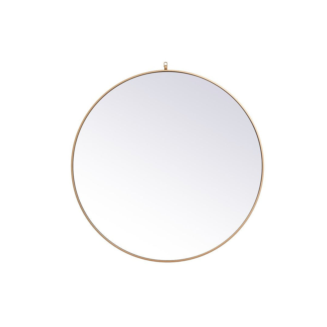 Elegant Lighting MR4745BR  Rowan Mirror Brass