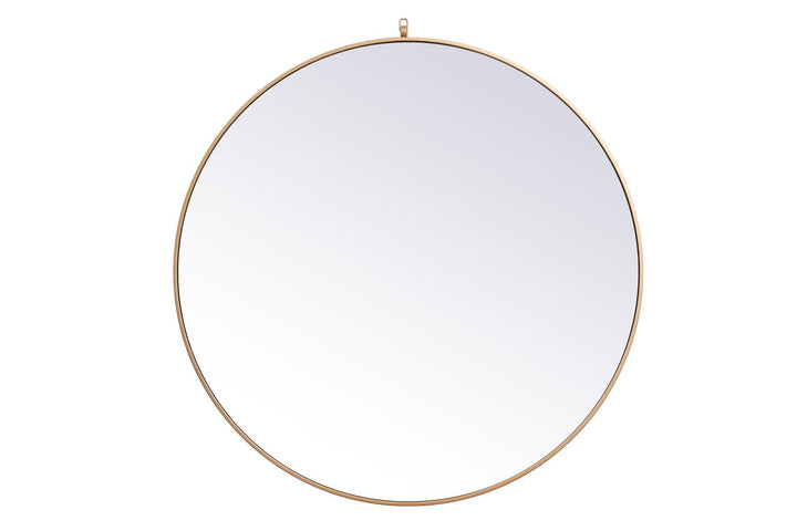 Elegant Lighting MR4745BR  Rowan Mirror Brass