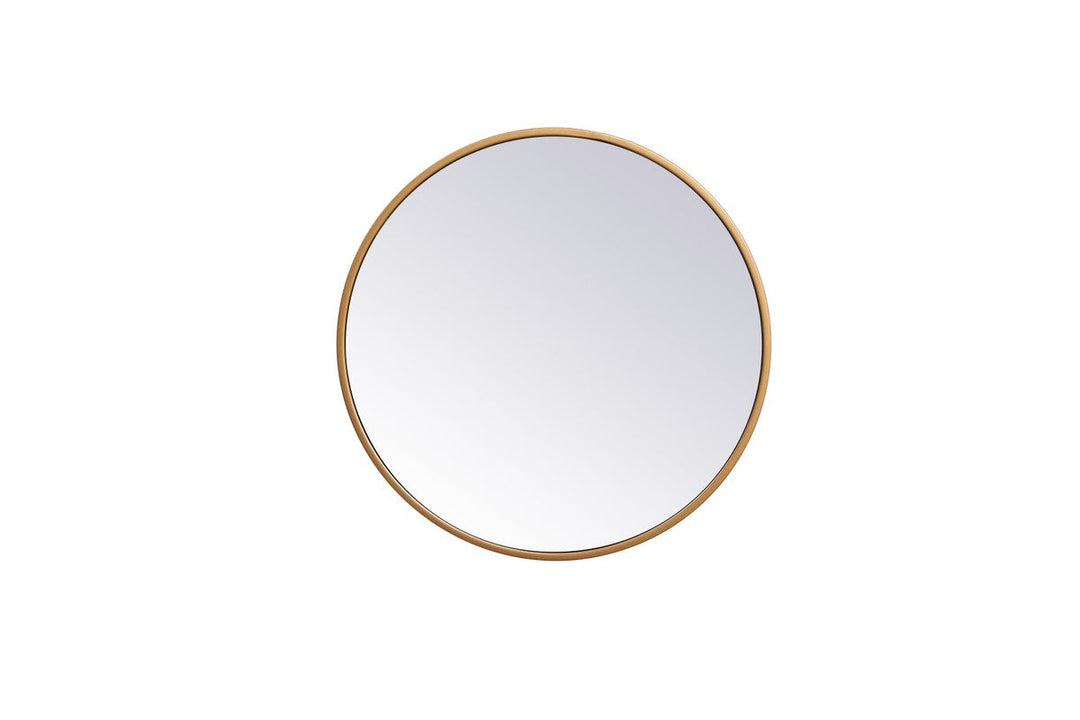 Elegant Lighting MR4818BR  Eternity Mirror Brass