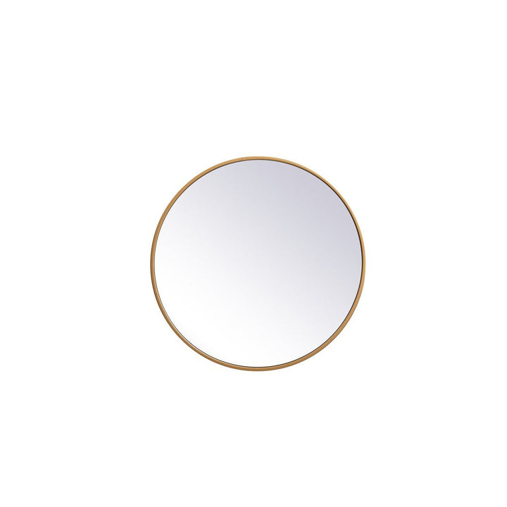 Elegant Lighting MR4821BR  Eternity Mirror Brass