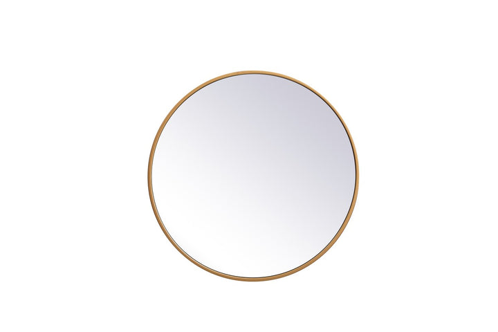 Elegant Lighting MR4821BR  Eternity Mirror Brass