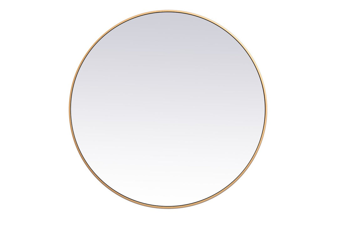 Elegant Lighting MR4839BR  Eternity Mirror Brass