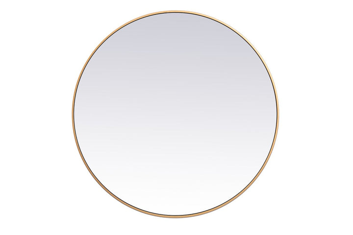 Elegant Lighting MR4839BR  Eternity Mirror Brass