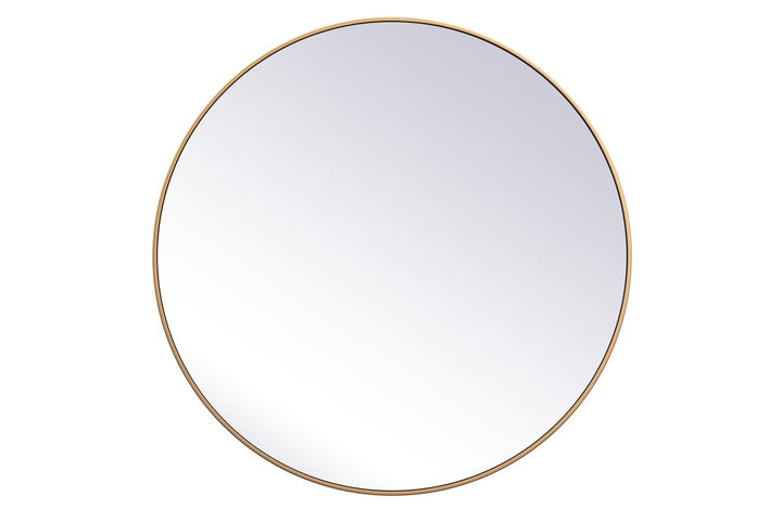 Elegant Lighting MR4845BR  Eternity Mirror Brass