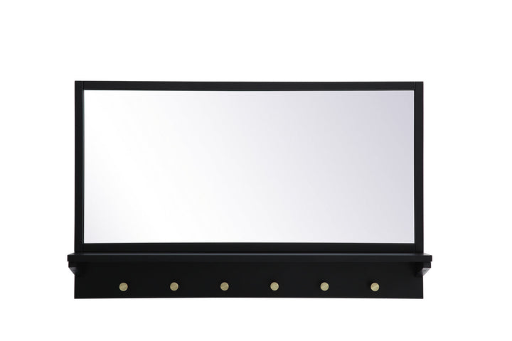 Elegant Lighting MR503421BK Elle Mirror Black