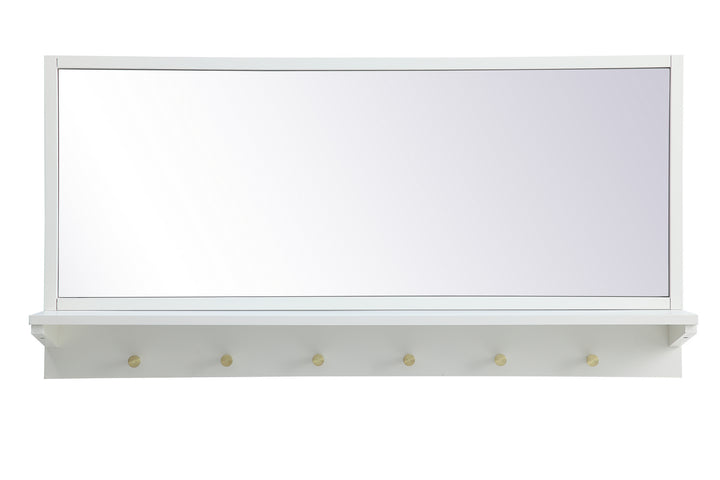 Elegant Lighting MR504221WH  Elle Mirror White