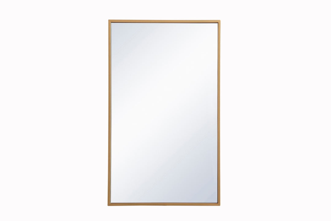 Elegant Lighting MR571728BRS  Wyn Mirror Brass