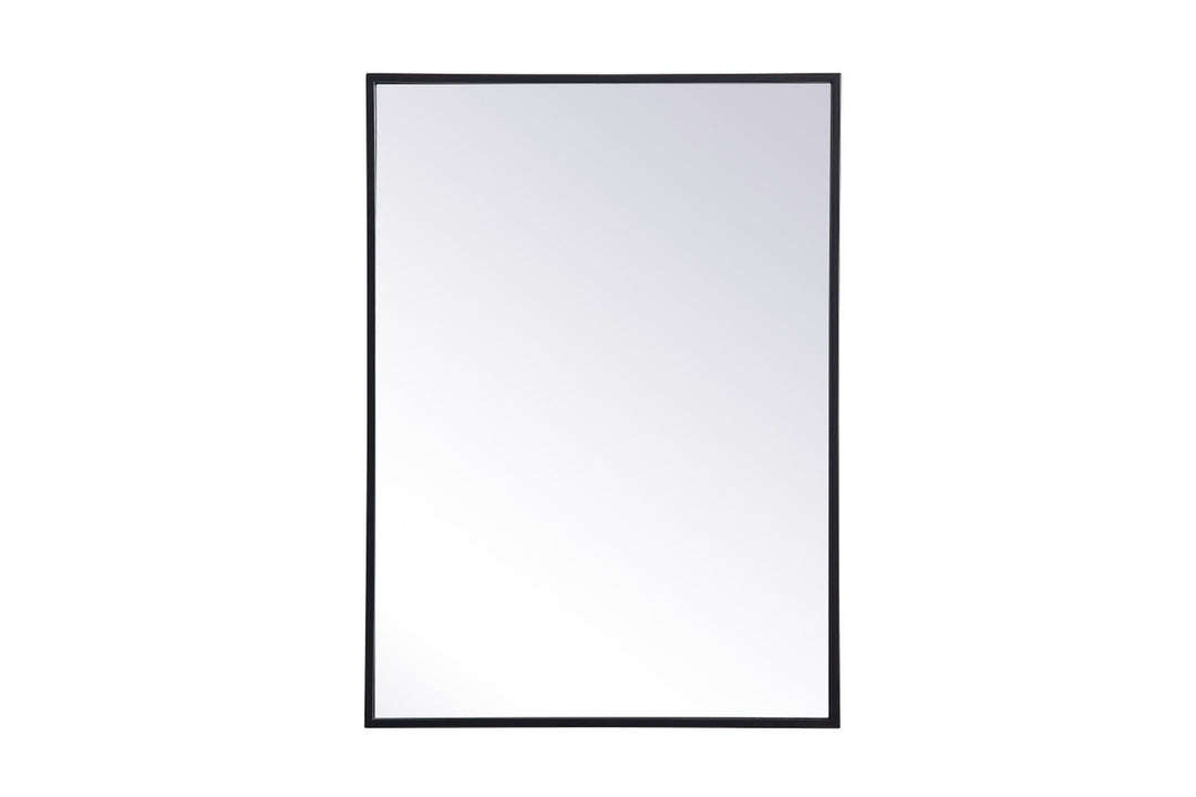 Elegant Lighting MR572028BLK  Wyn Mirror Black