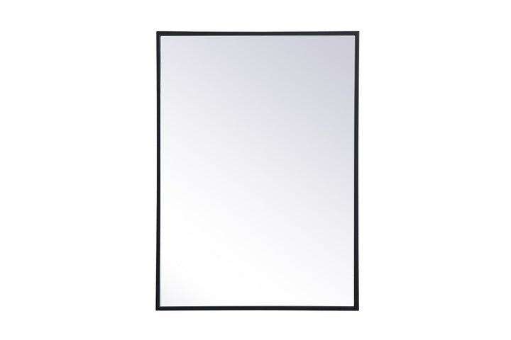 Elegant Lighting MR572028BLK  Wyn Mirror Black